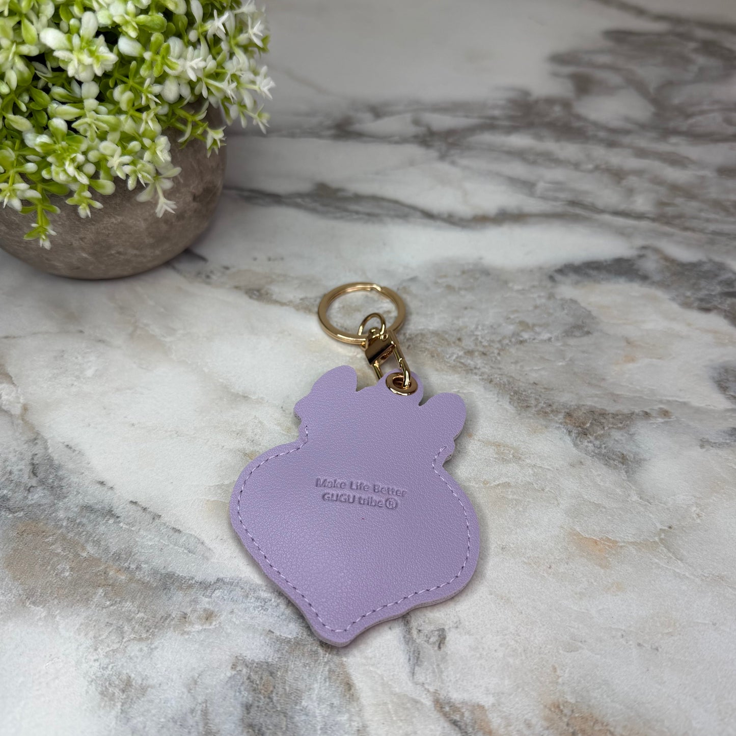 Keychain - Faux Leather Fruit