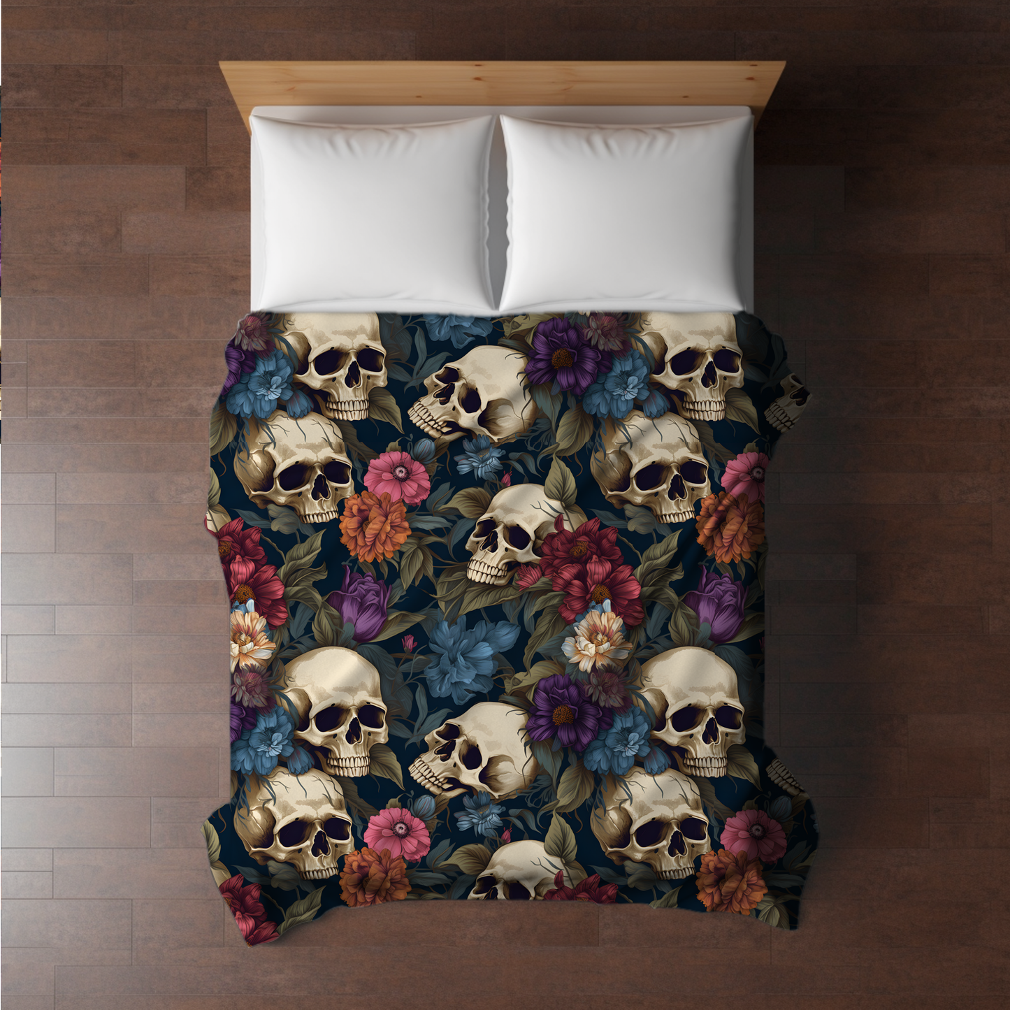 Blanket Halloween #9 - Floral Skull - PREORDER