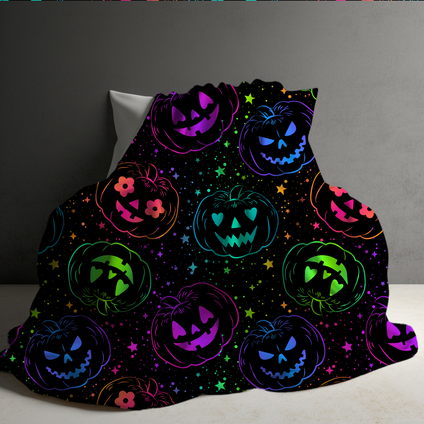 Blanket Halloween #36 - Rainbow Pumpkin - PREORDER