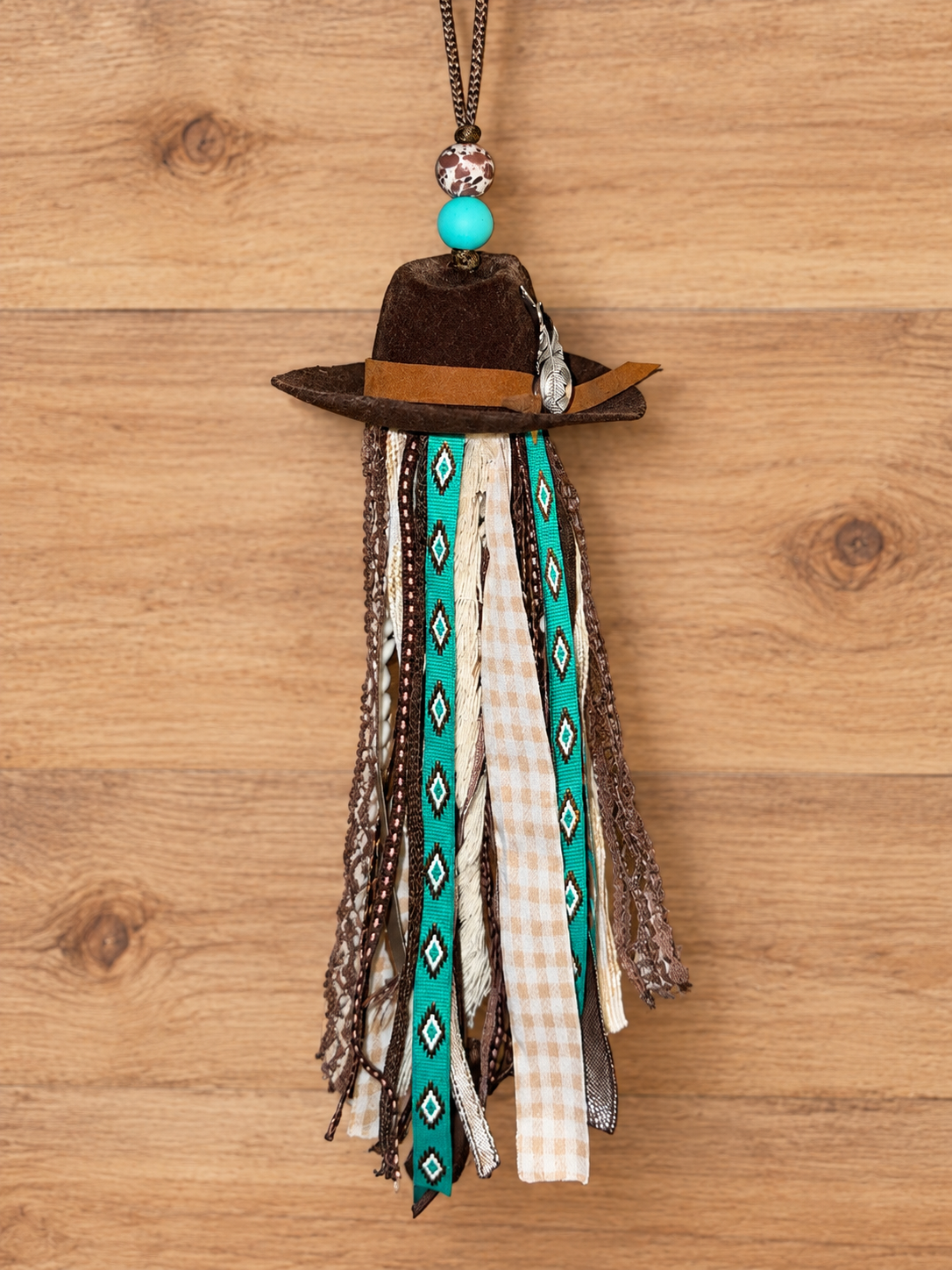 Western Hat Bag Charm
