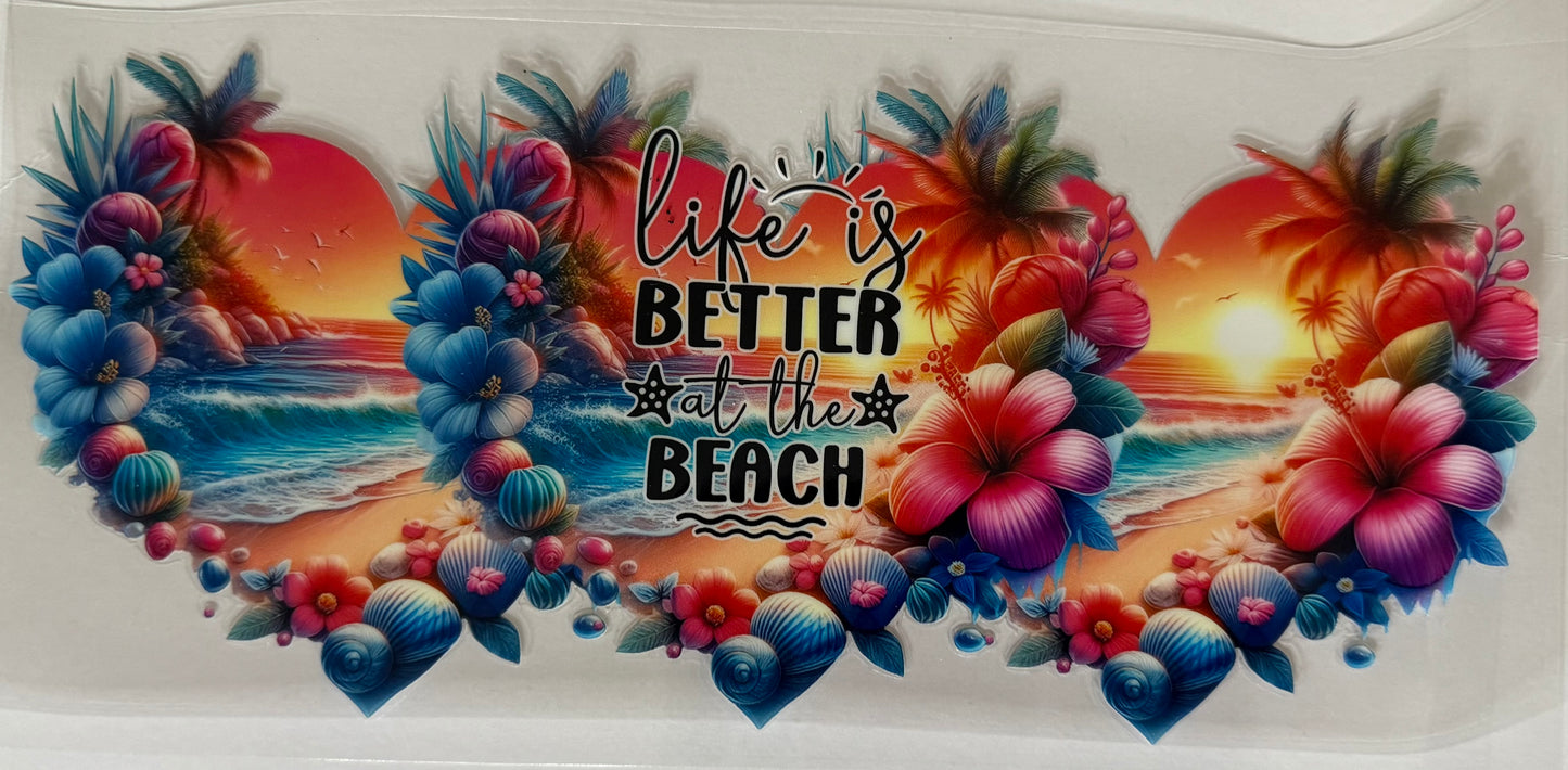 Beach liquid mica premade cup