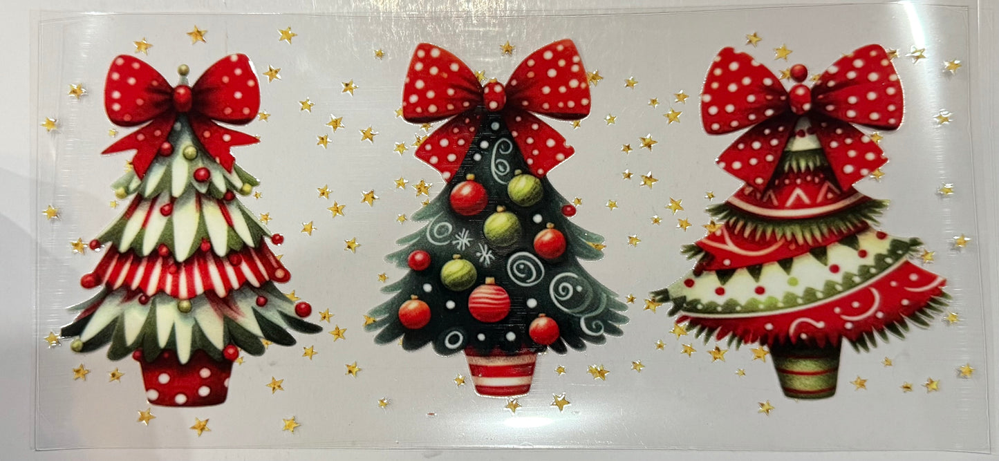 Christmas Tree Tumbler Wrap/Decal