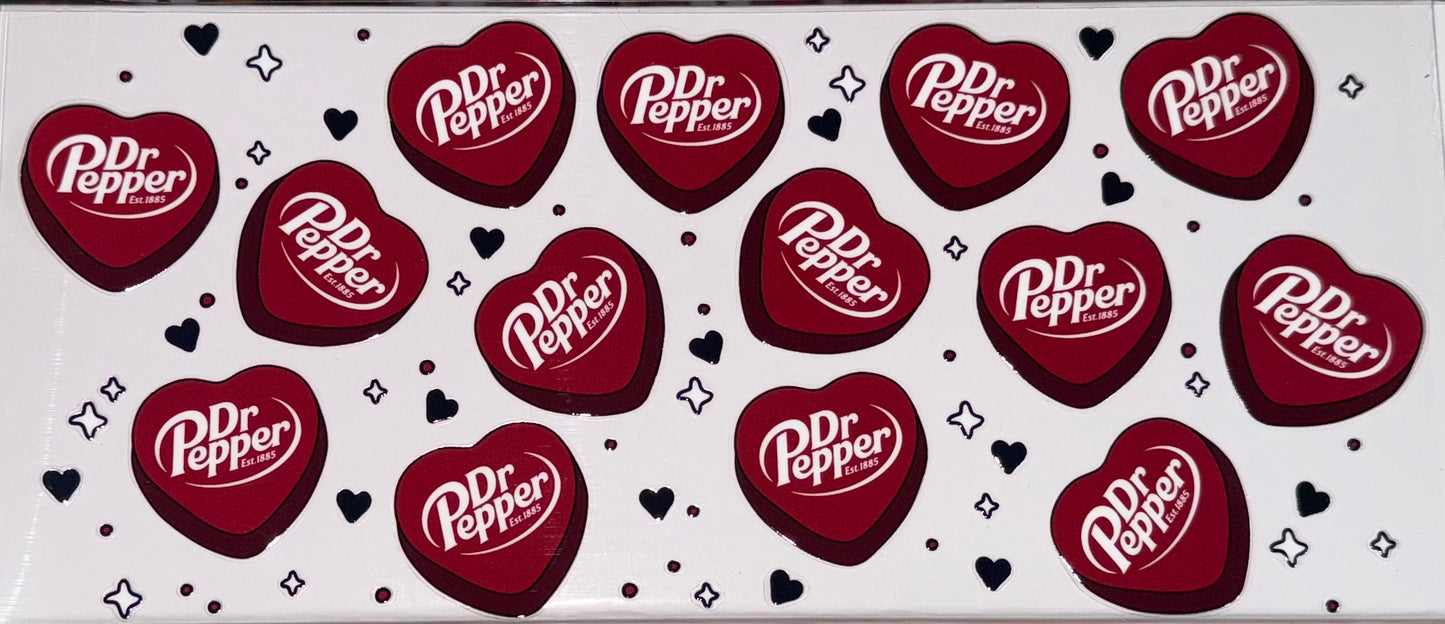 Tumbler Wrap/Decal-Dr Pepper