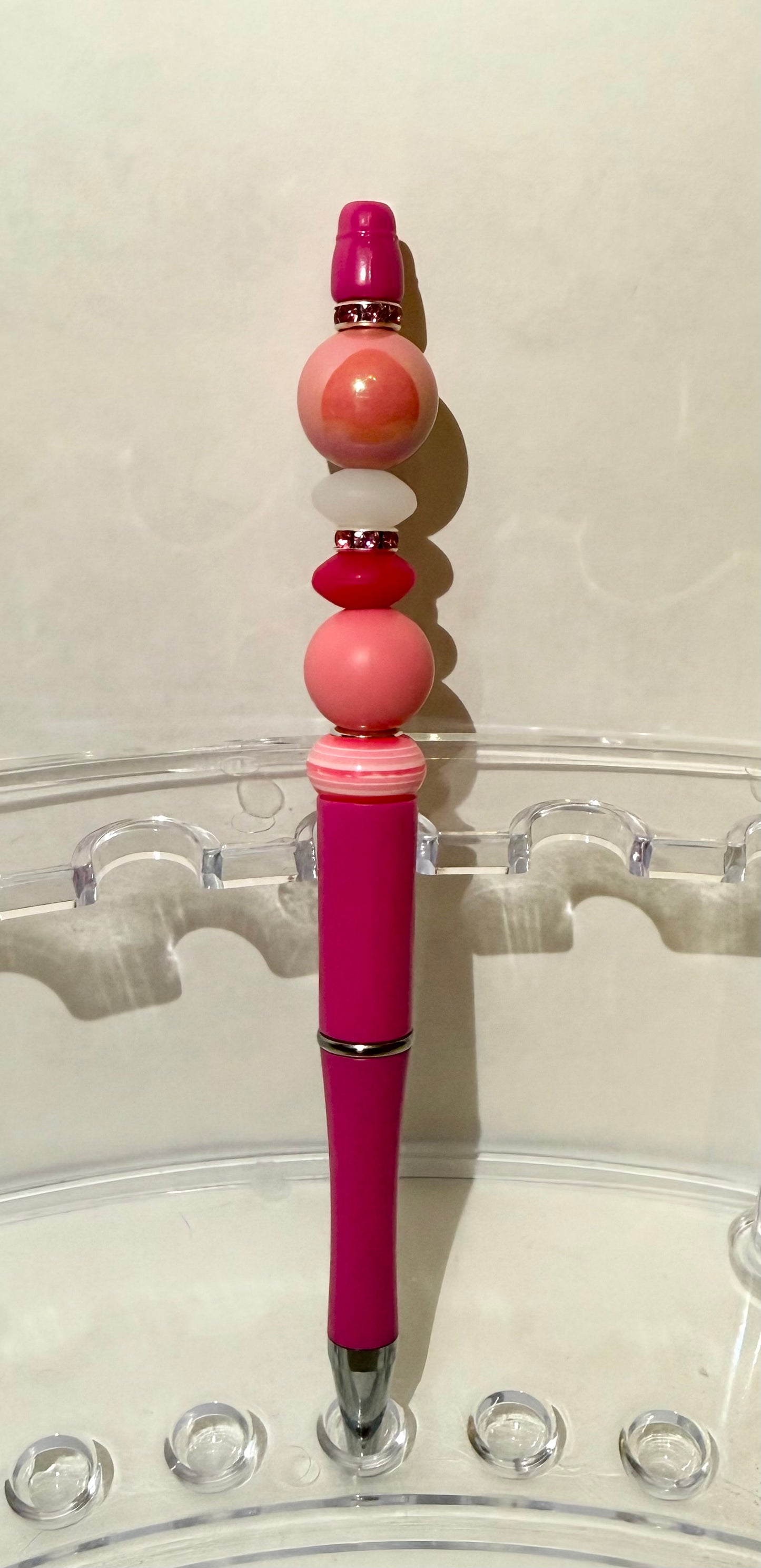 Pink premade pen
