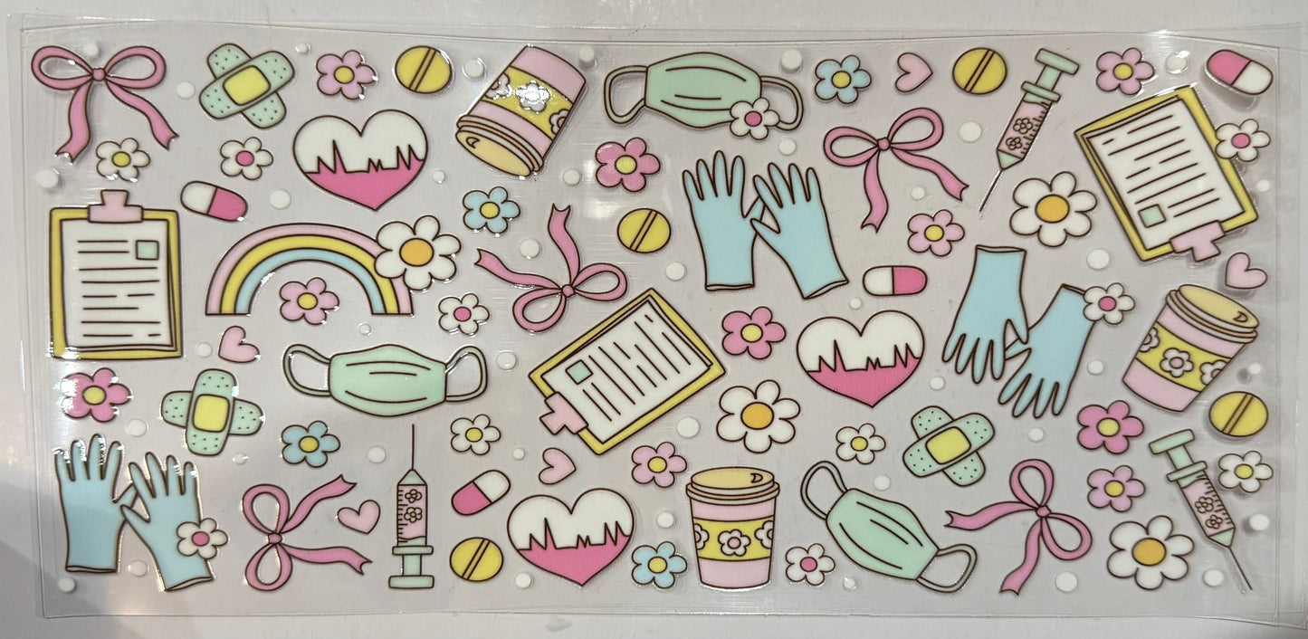 Medical Tumbler Wrap/Decal