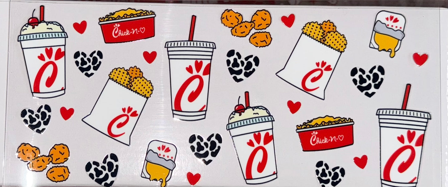 Tumbler Wrap/Decal-chic fil a