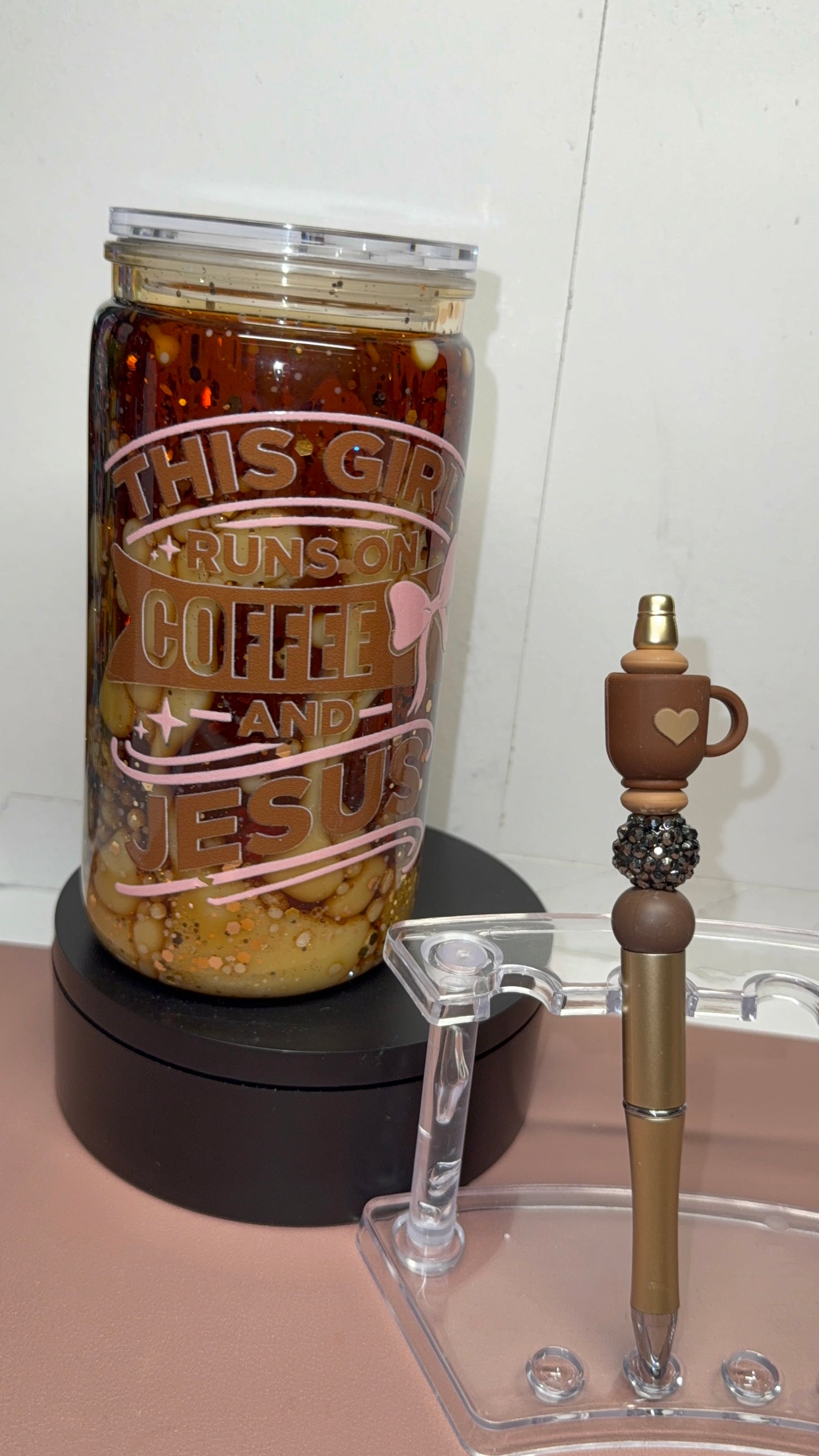 Coffee and Jesus Cup and Pen Set