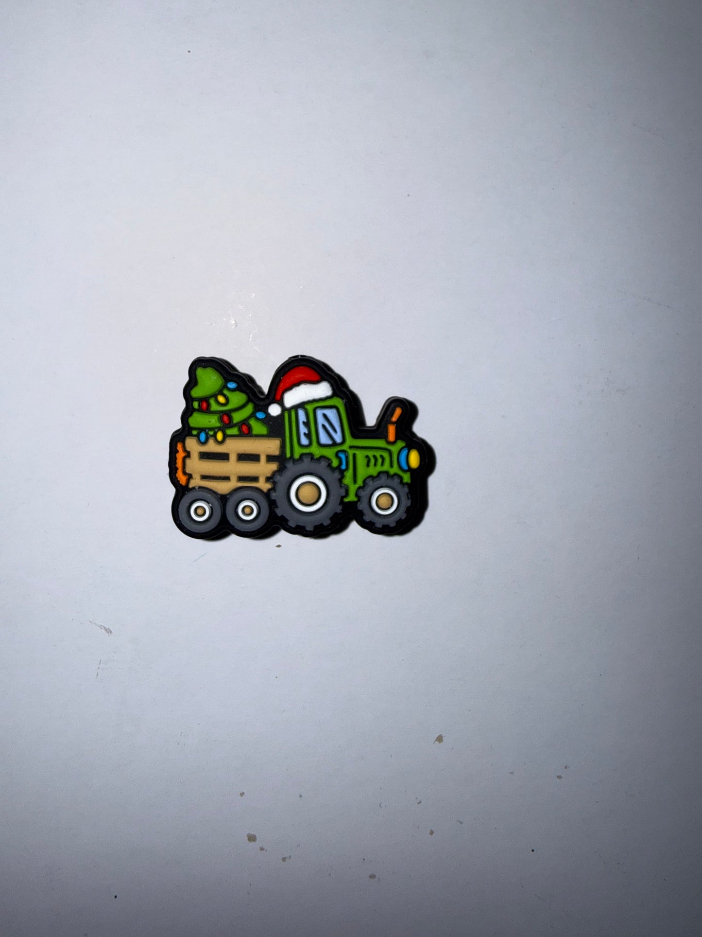Tractor with Tree Focal Pen Topper