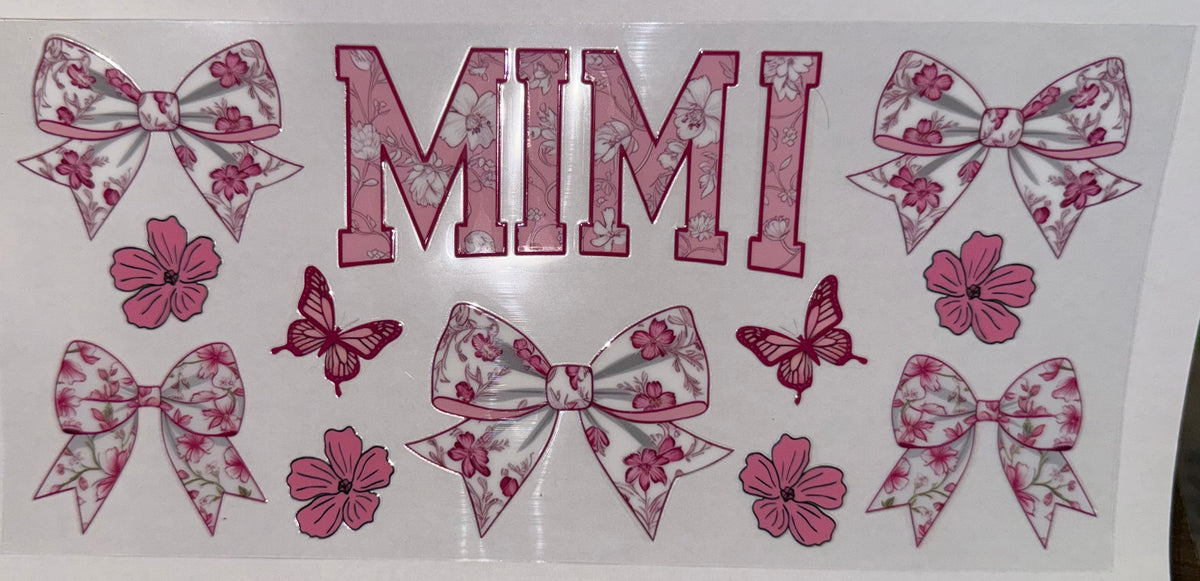 Mimi Tumbler Wrap/Decal