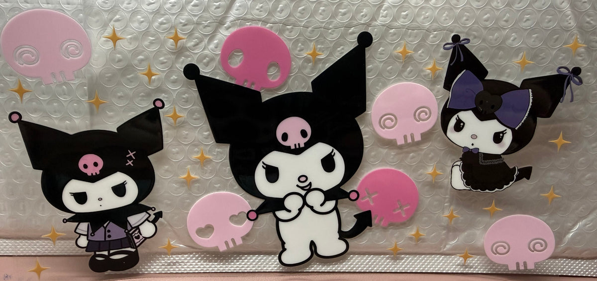 Kuromi Tumbler Wrap/Decal