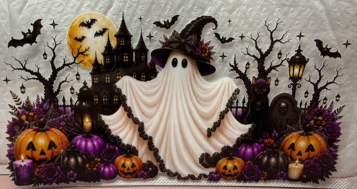 ghost castle Tumbler Wrap/Decal