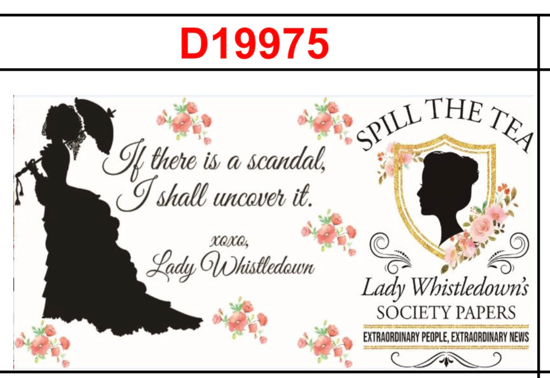 Tumbler Wrap/Decal