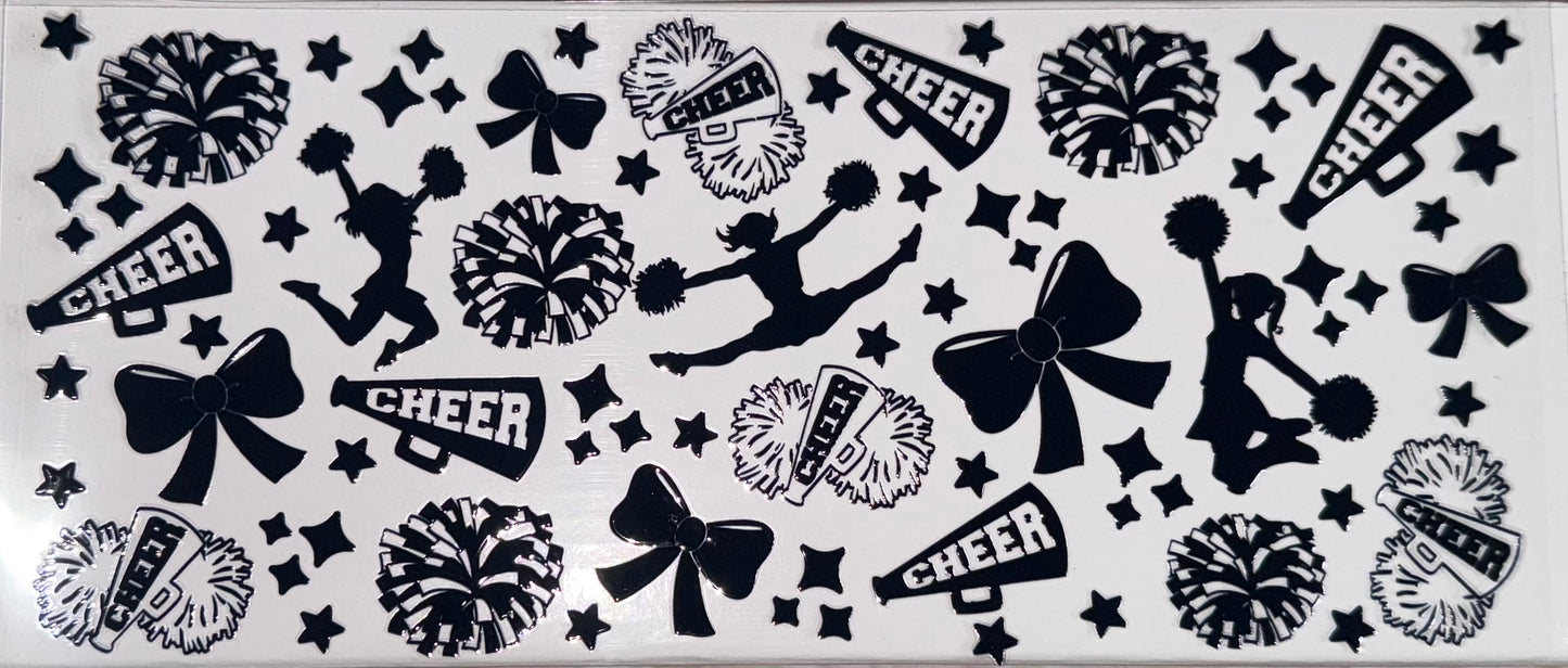 Tumbler Wrap/Decal - cheer