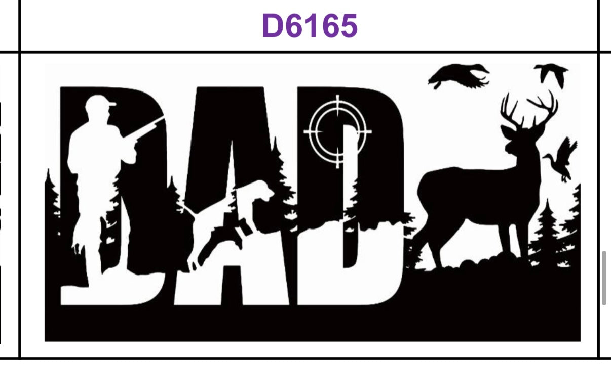 Tumbler Wrap/Decal - DAD Hunting