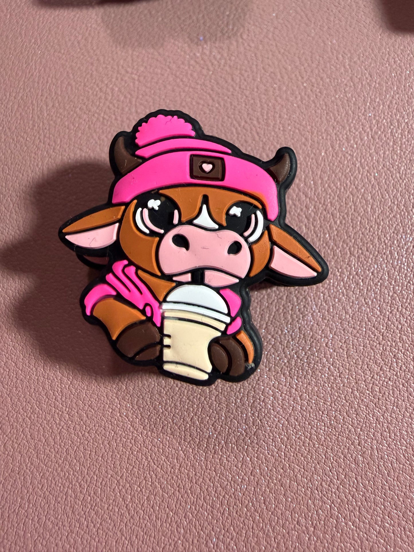 Coffee Girl Cow Focal