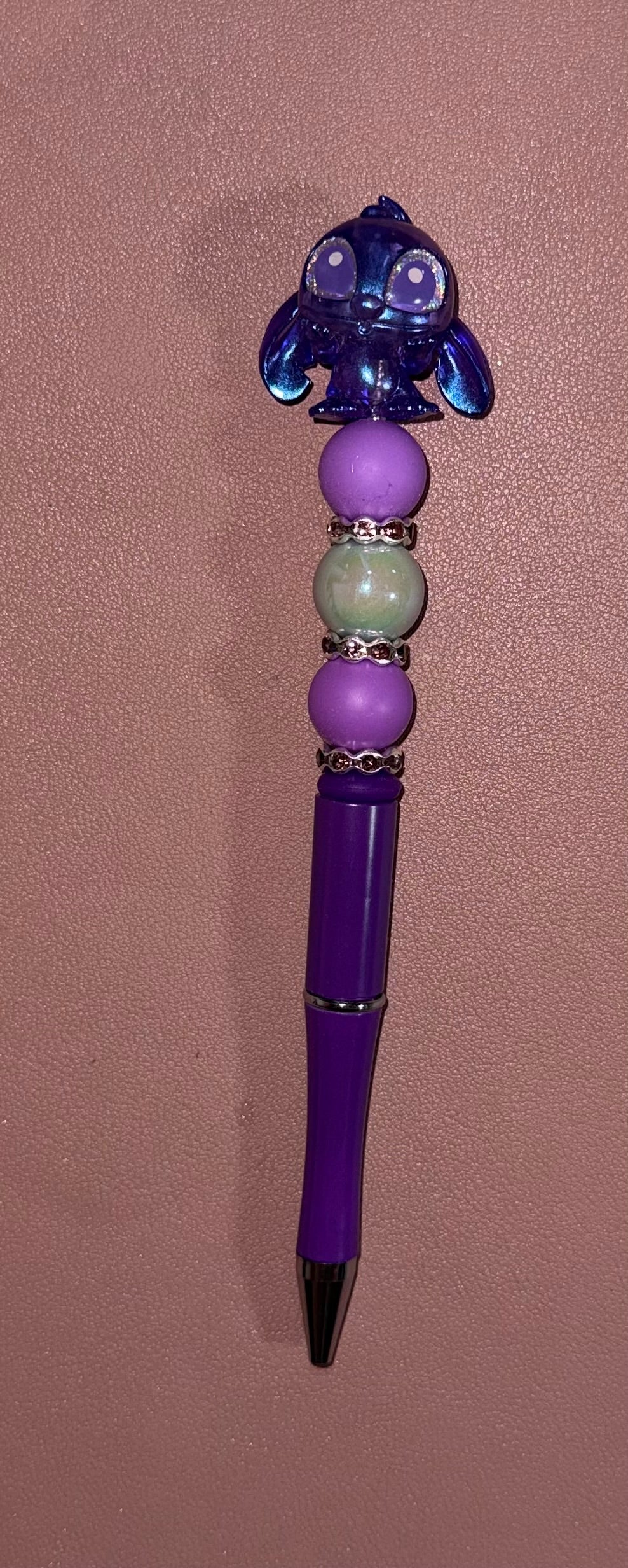 purple stitch premade pen