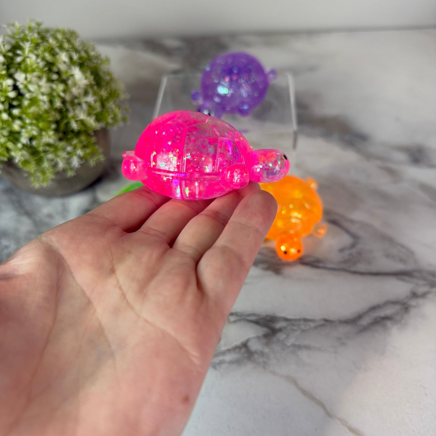 Squishy Toy - Glitter Turtle #2