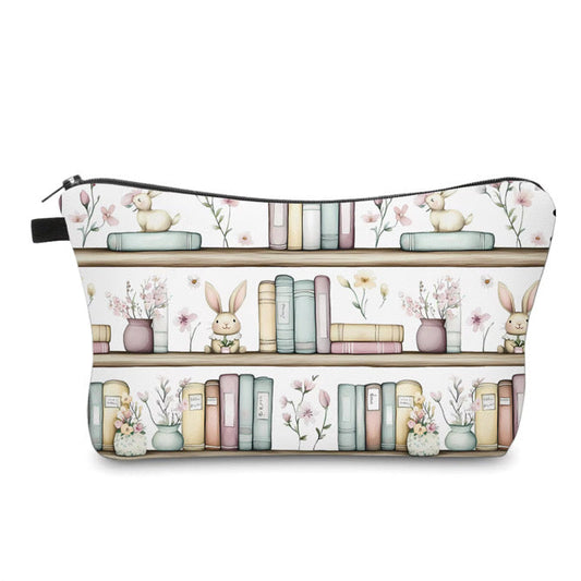 Pouch - Book, Bookshelf Bunny