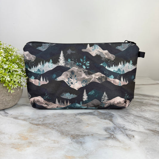 Pouch - Mountain Blue Grey Black
