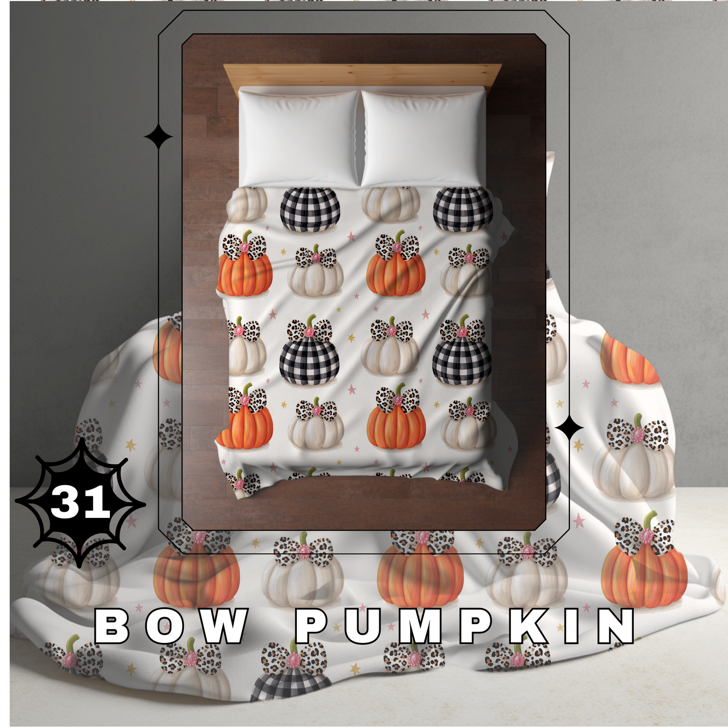 Blanket Halloween #31 - Bow Pumpkin - PREORDER