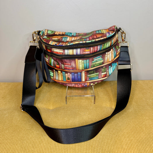 The Roni Nylon Crossbody - Book Shelf