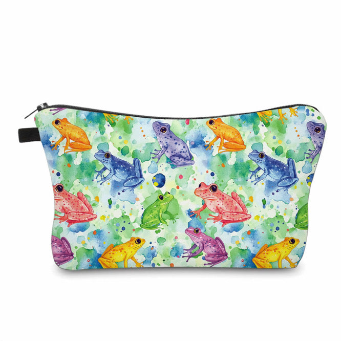 Pouch - Animal, Frog Bright Colors