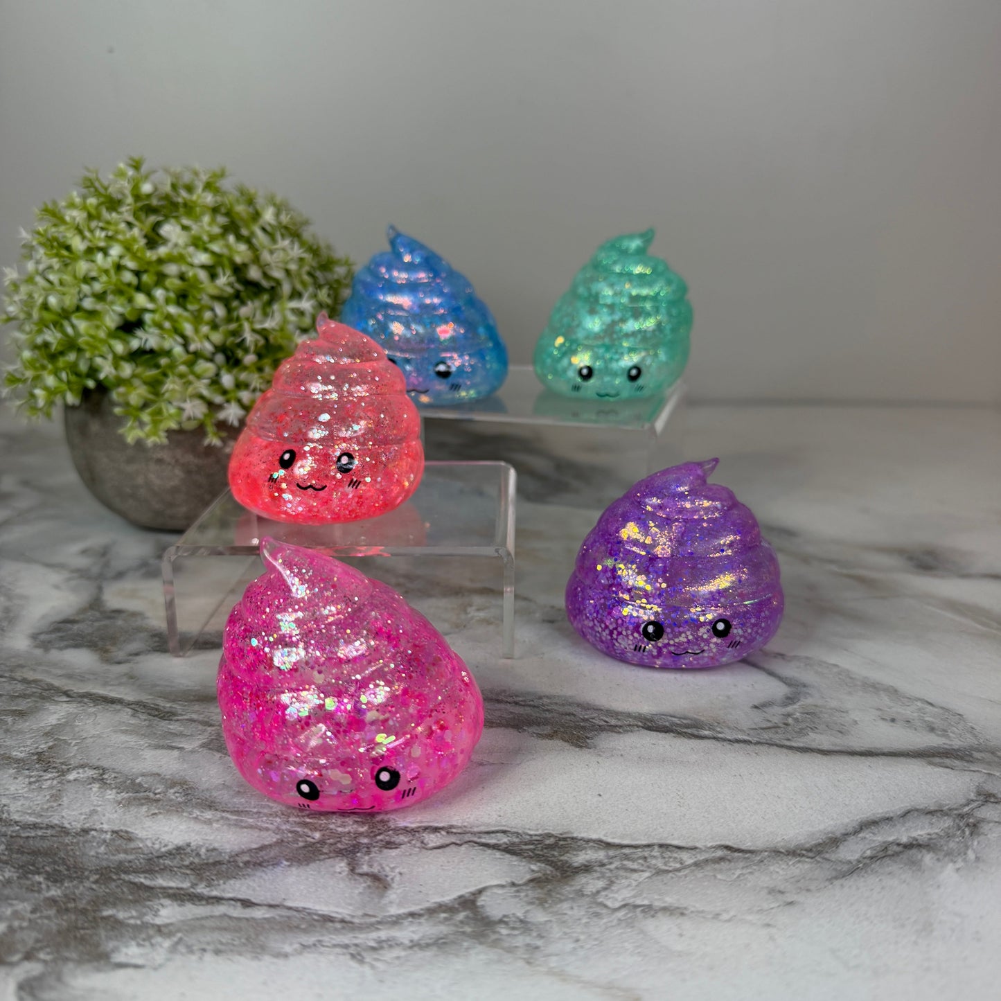 Squishy Toy - Glitter Poop