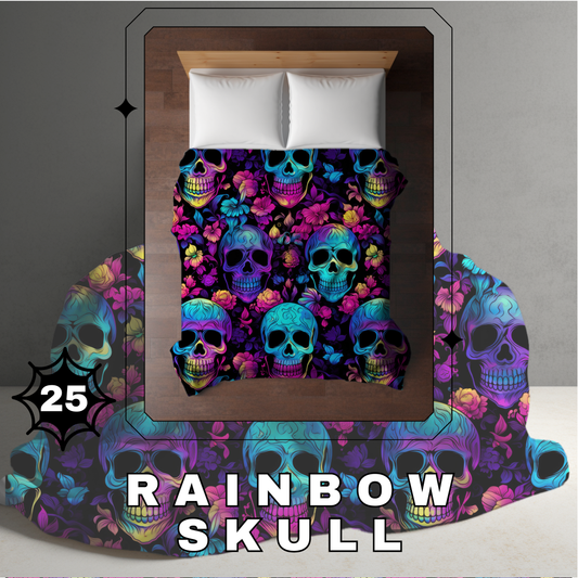Blanket Halloween #25 - Rainbow Skull - PREORDER