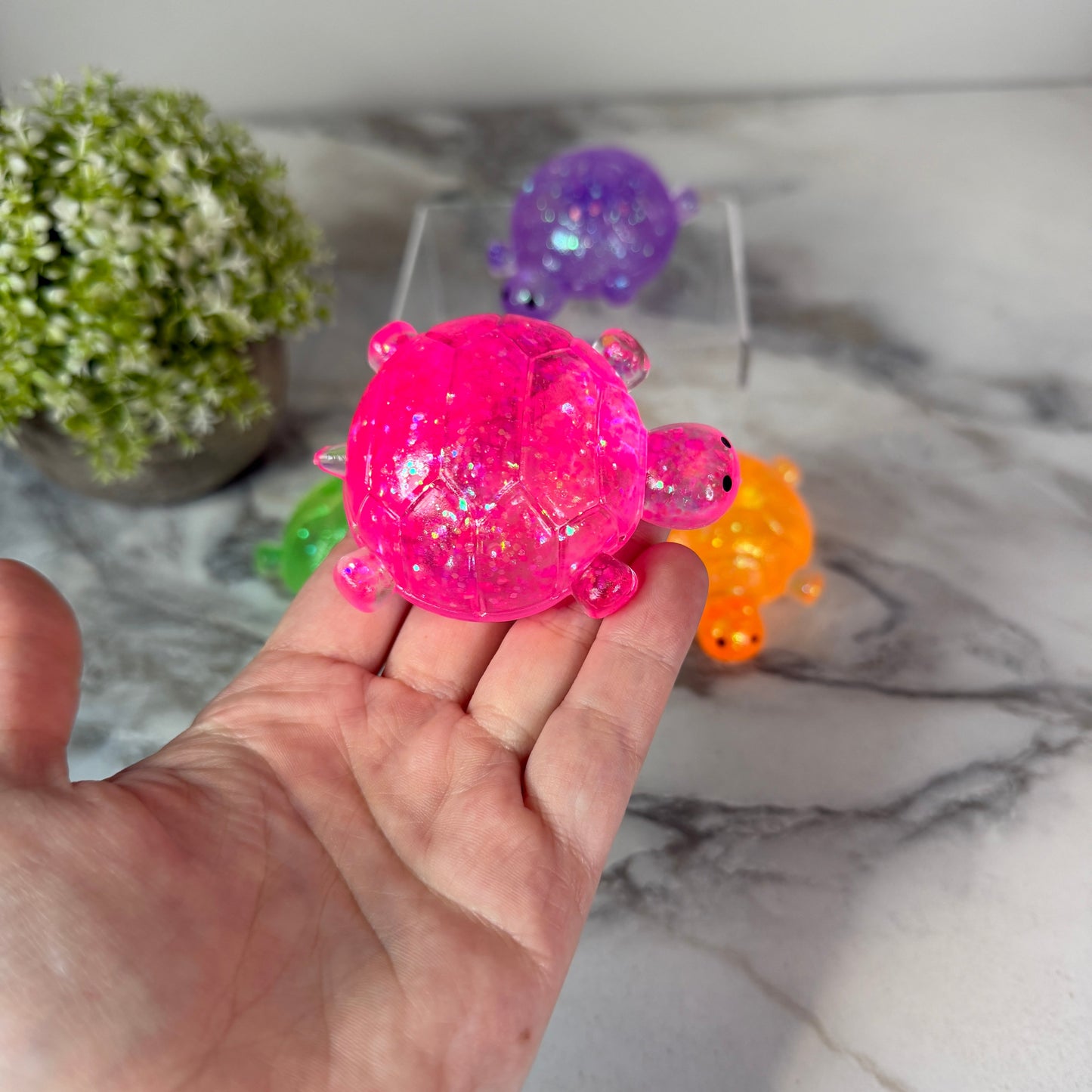 Squishy Toy - Glitter Turtle #2