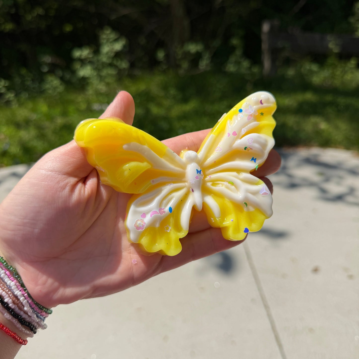 Squishy Toy - Butterfly + White