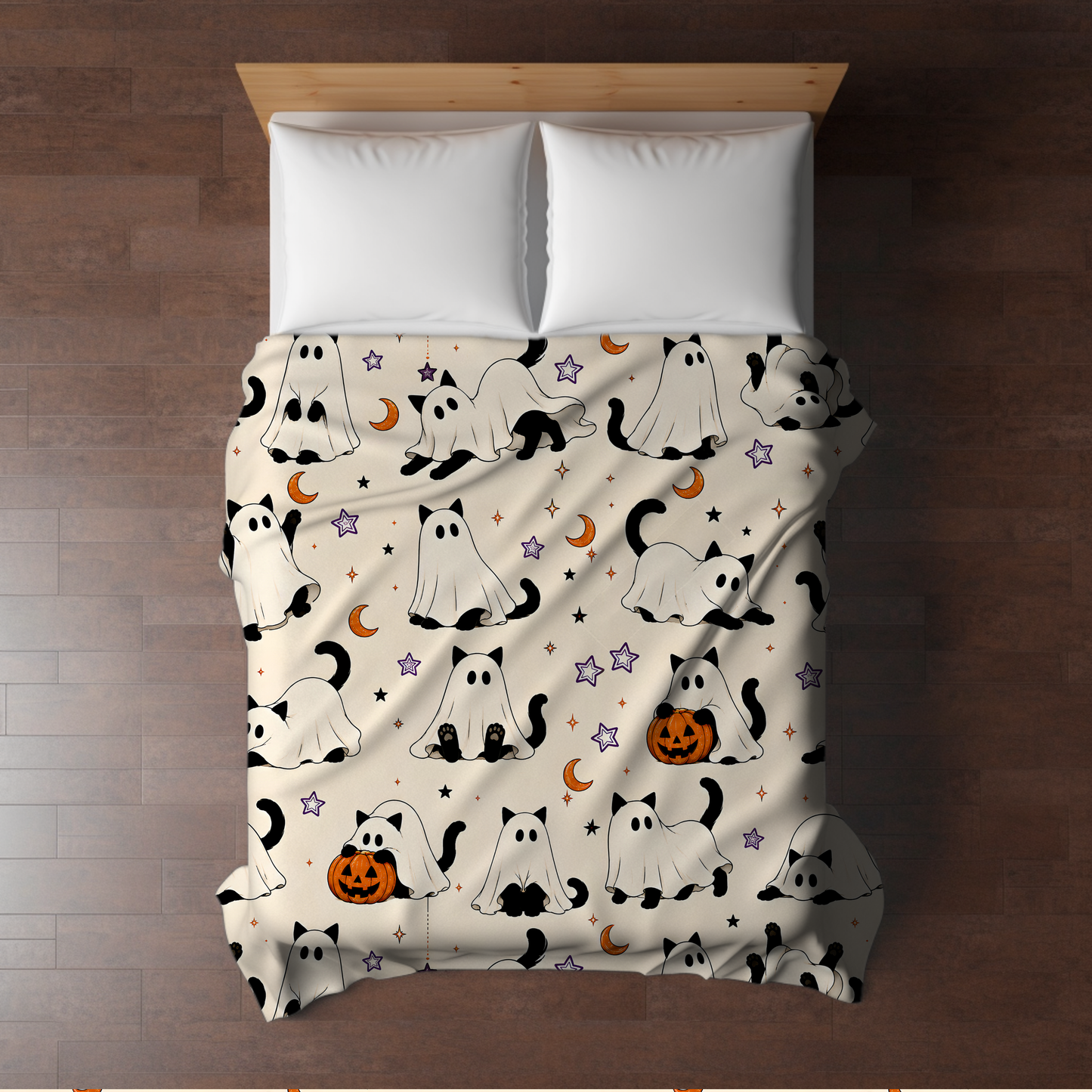 Blanket Halloween #4 - Ghost Cats - PREORDER