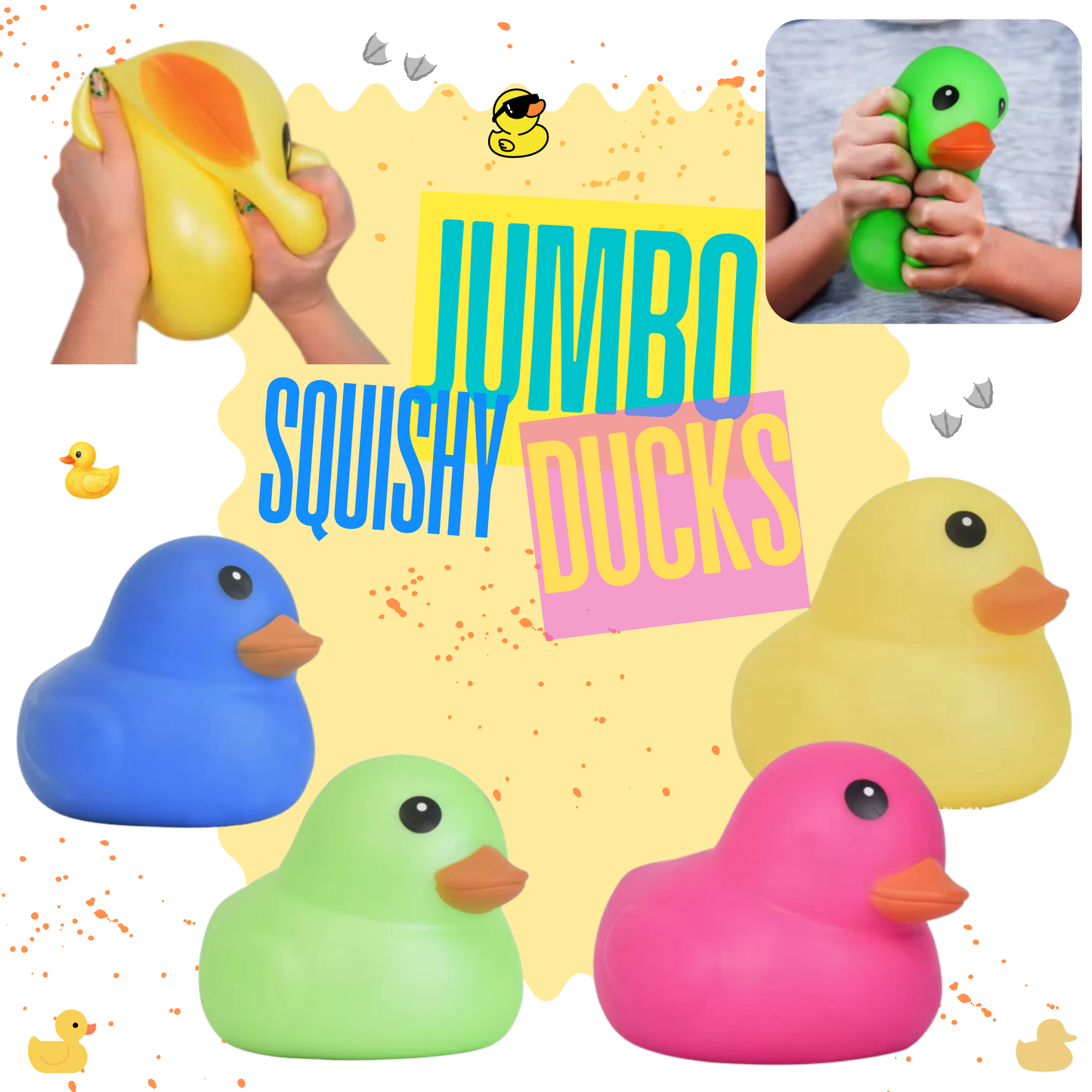 Squishy Toy - Rubber Duck, Jumbo