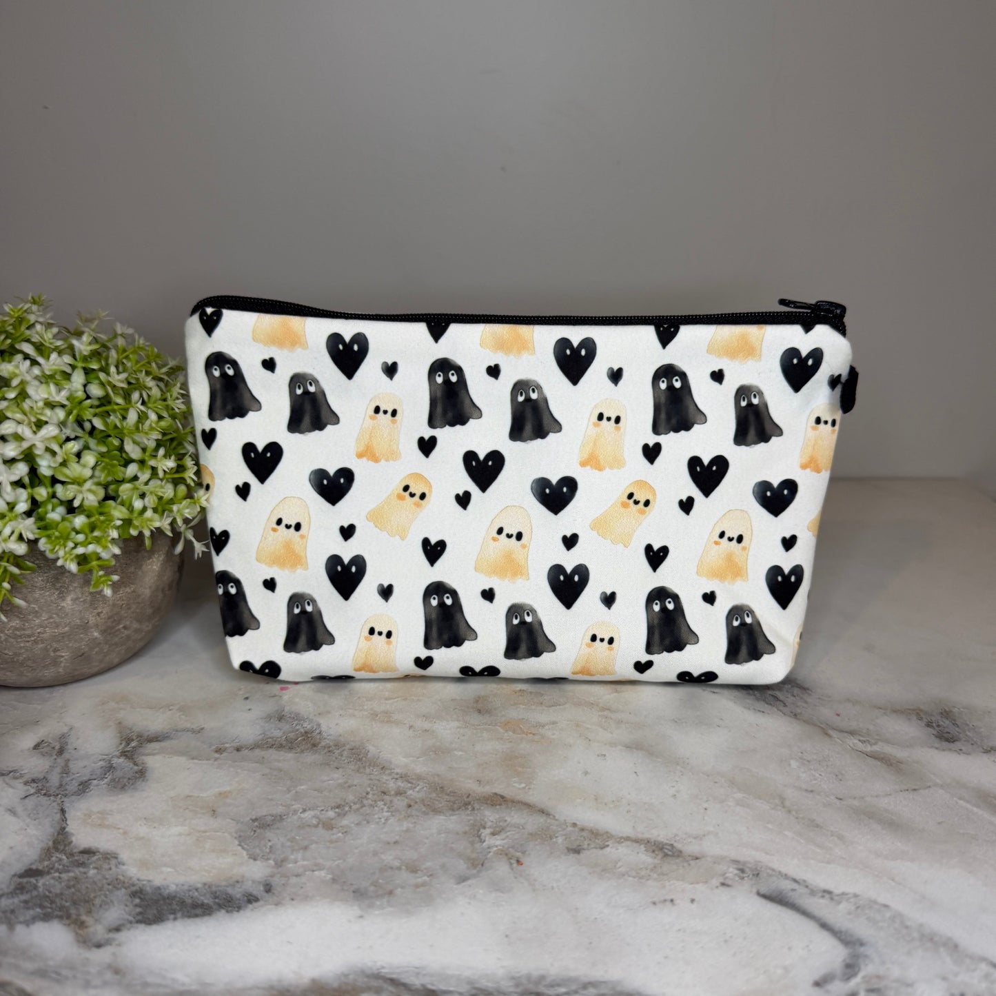 Pouch - Halloween Fall - Ghost Hearts