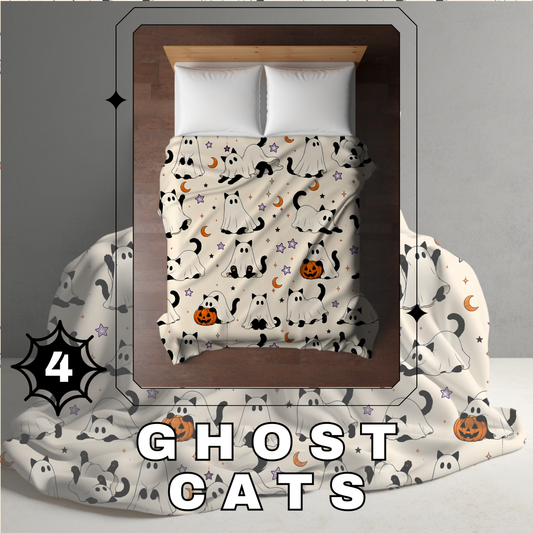 Blanket Halloween #4 - Ghost Cats - PREORDER