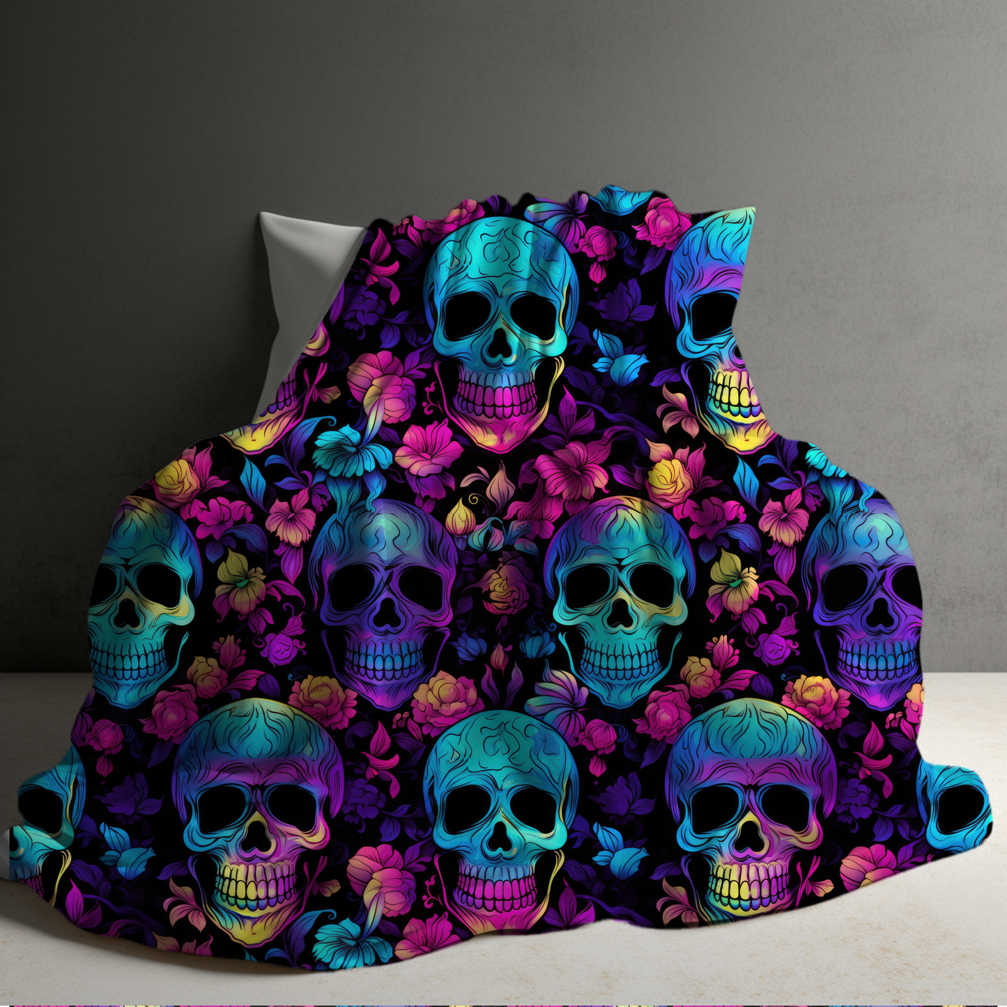 Blanket Halloween #25 - Rainbow Skull - PREORDER