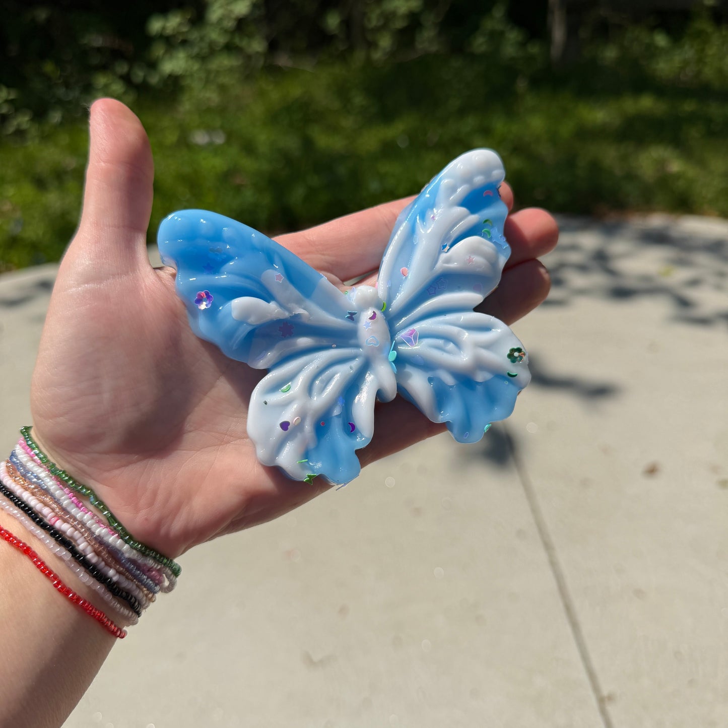 Squishy Toy - Butterfly + White