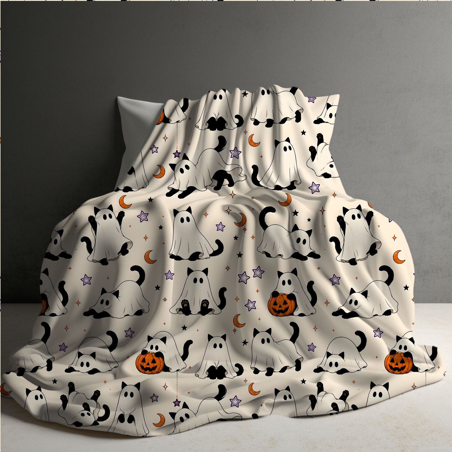 Blanket Halloween #4 - Ghost Cats - PREORDER