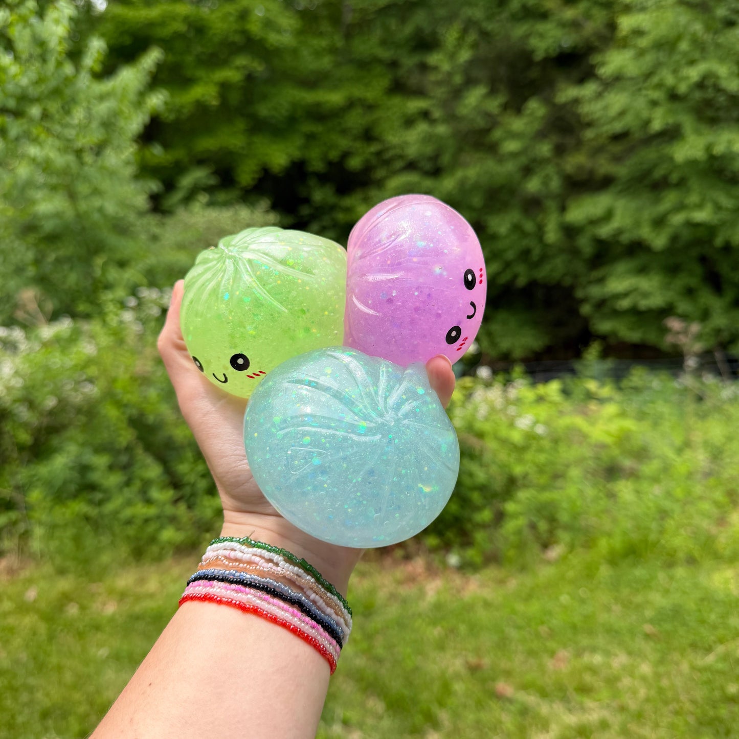 Squishy Toy - Viral Dumpling, Glow In The Dark