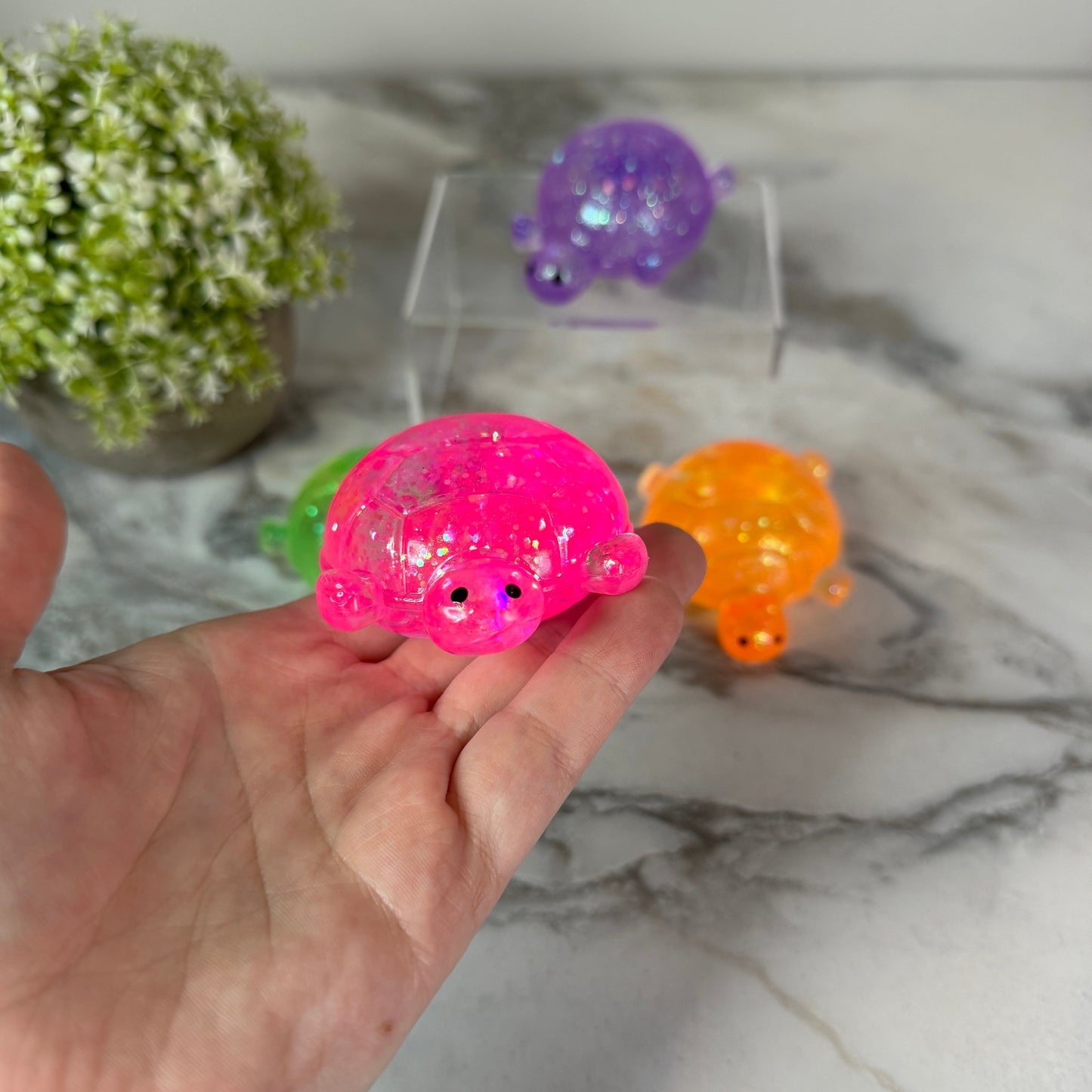 Squishy Toy - Glitter Turtle #2