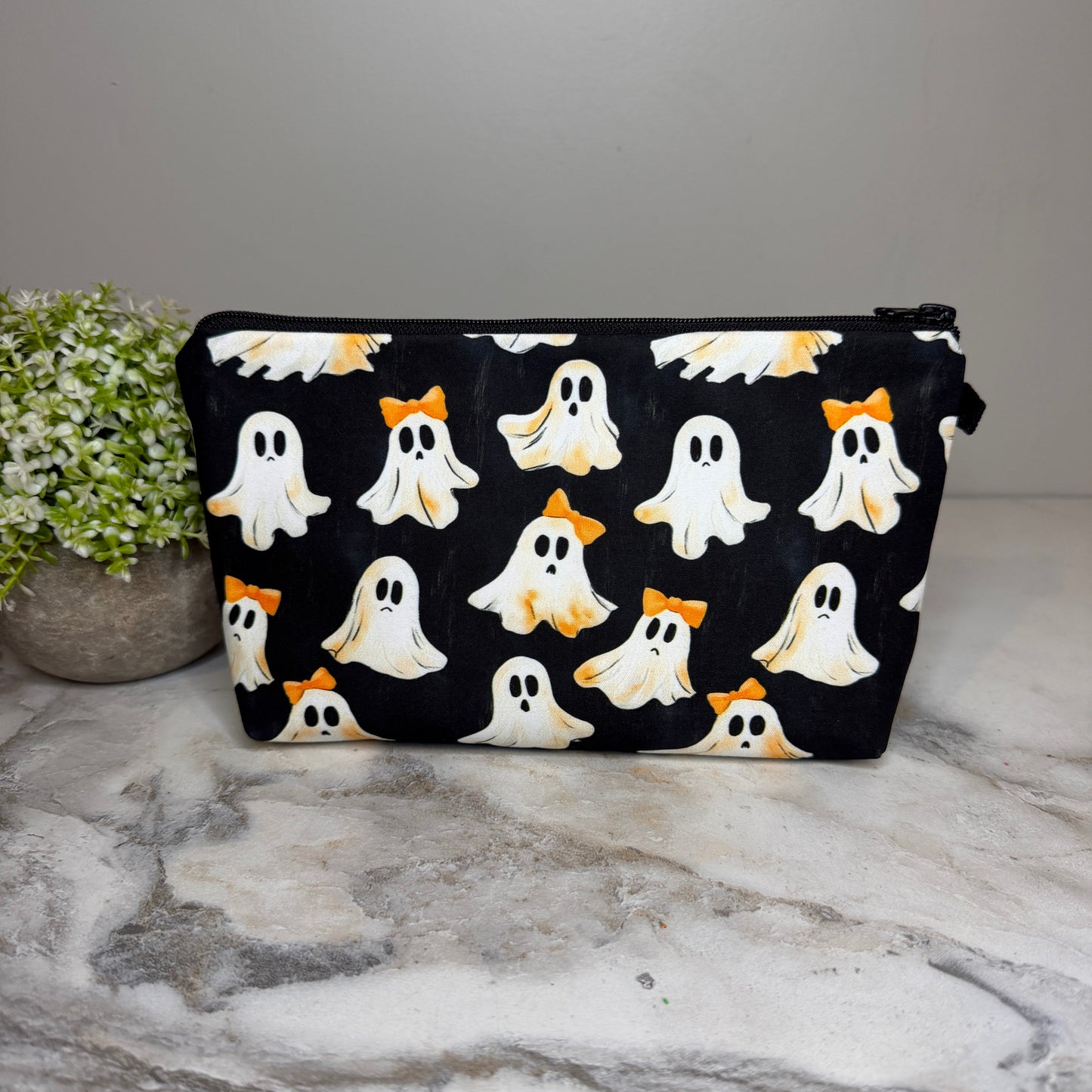 Pouch - Halloween Fall - Ghost Bow