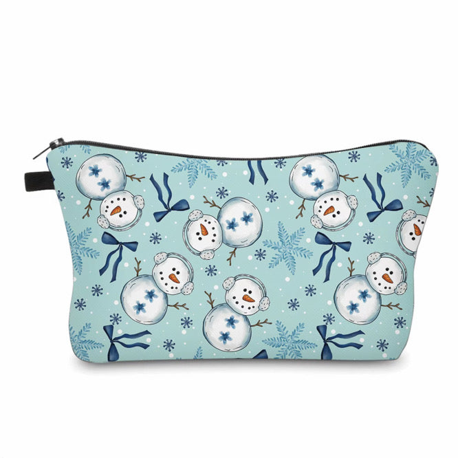 Pouch - Christmas Winter - Snowman Snowflake