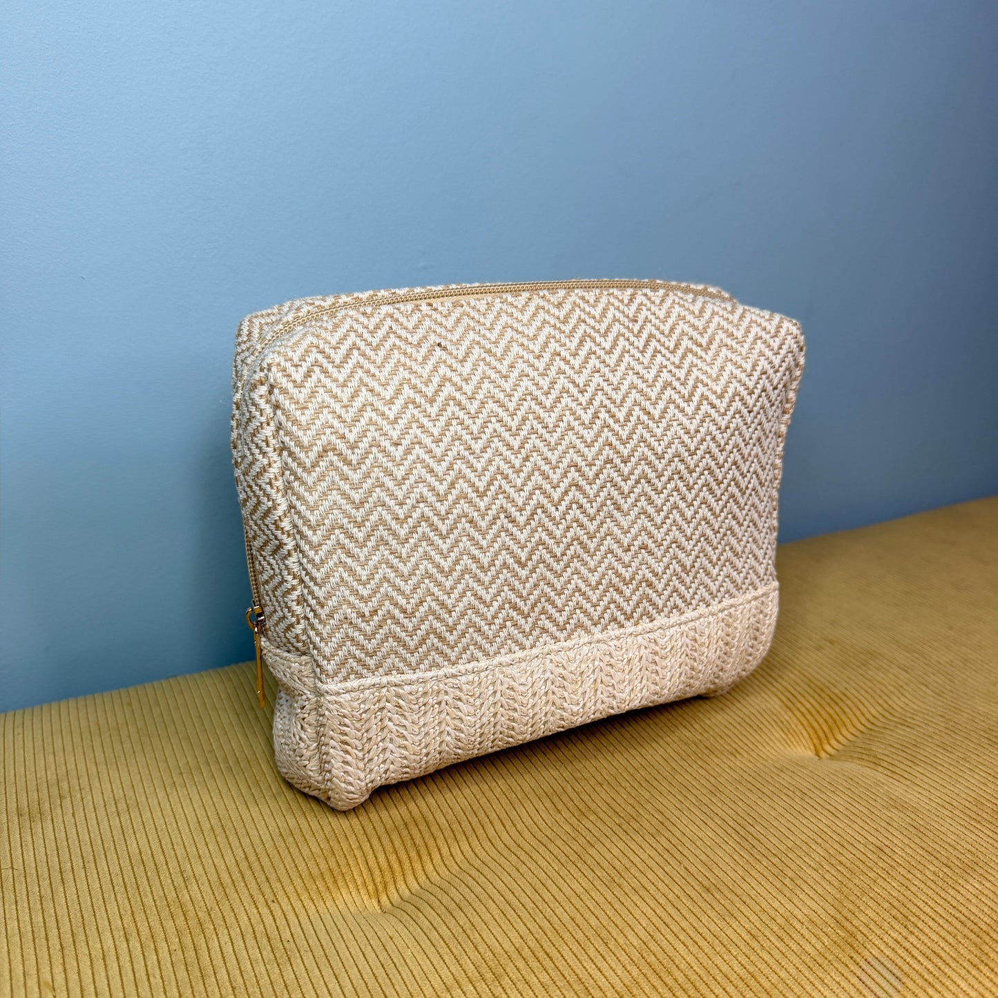 Travel Pouch - Chevron Neutrals