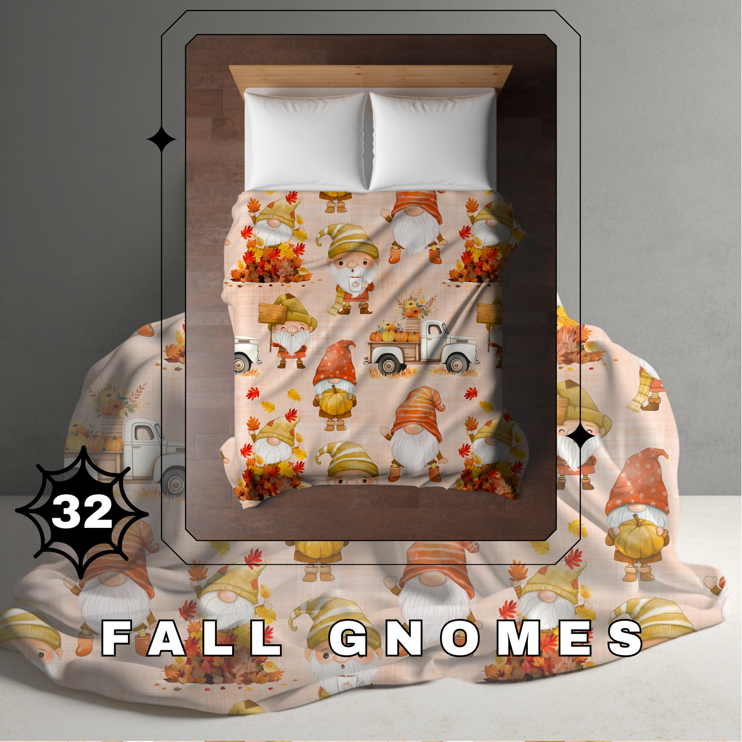 Blanket Halloween #32 - Fall Gnomes - PREORDER