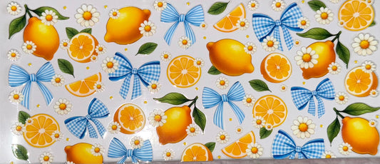 Tumbler Wrap/Decal-lemons