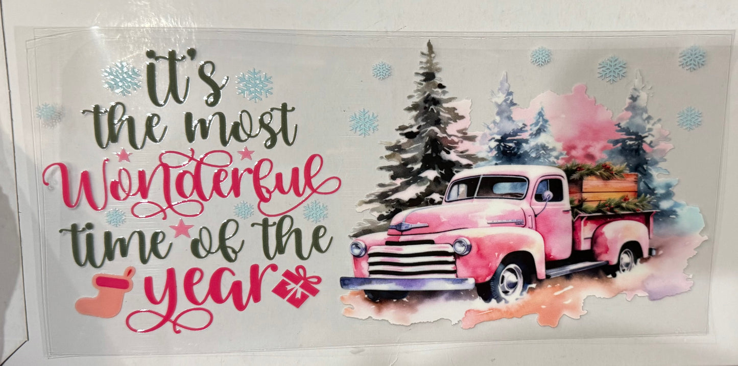 Most Wonderful Time Tumbler Wrap/Decal