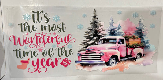 Most Wonderful Time Tumbler Wrap/Decal