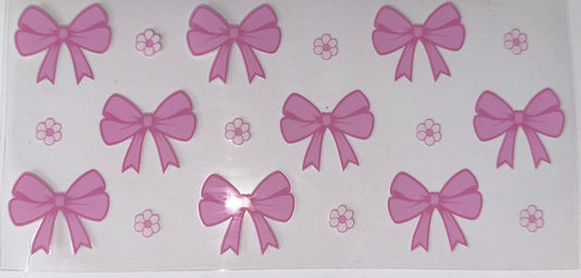 Pink Bow Cup Wrap