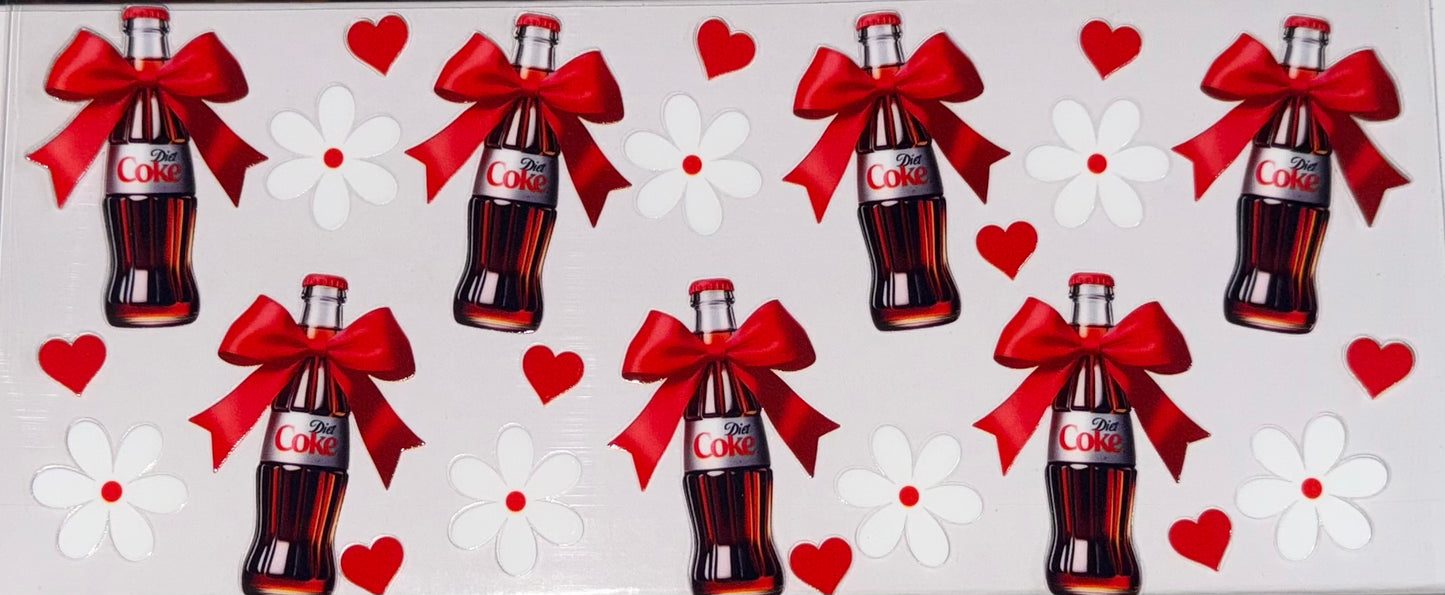 Tumbler Wrap/Decal-diet coke