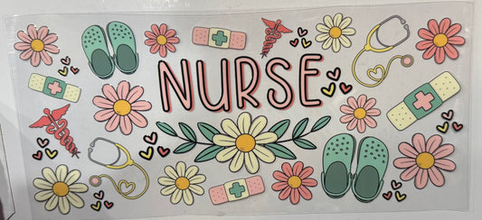 Nurse Tumbler Wrap/Decal
