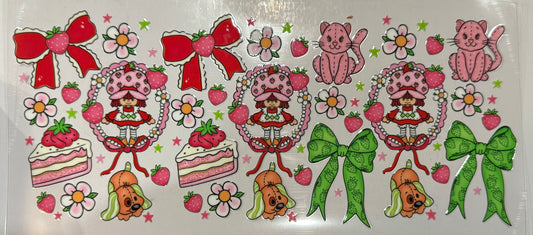 Strawberry Shortcake Tumbler Wrap/Decal